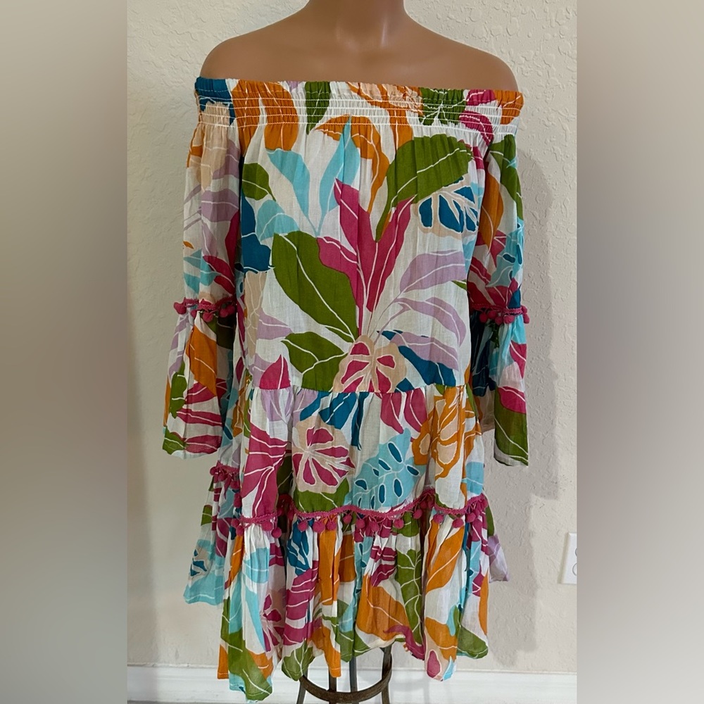True Destinations Resortwear Dress CoverUp XS